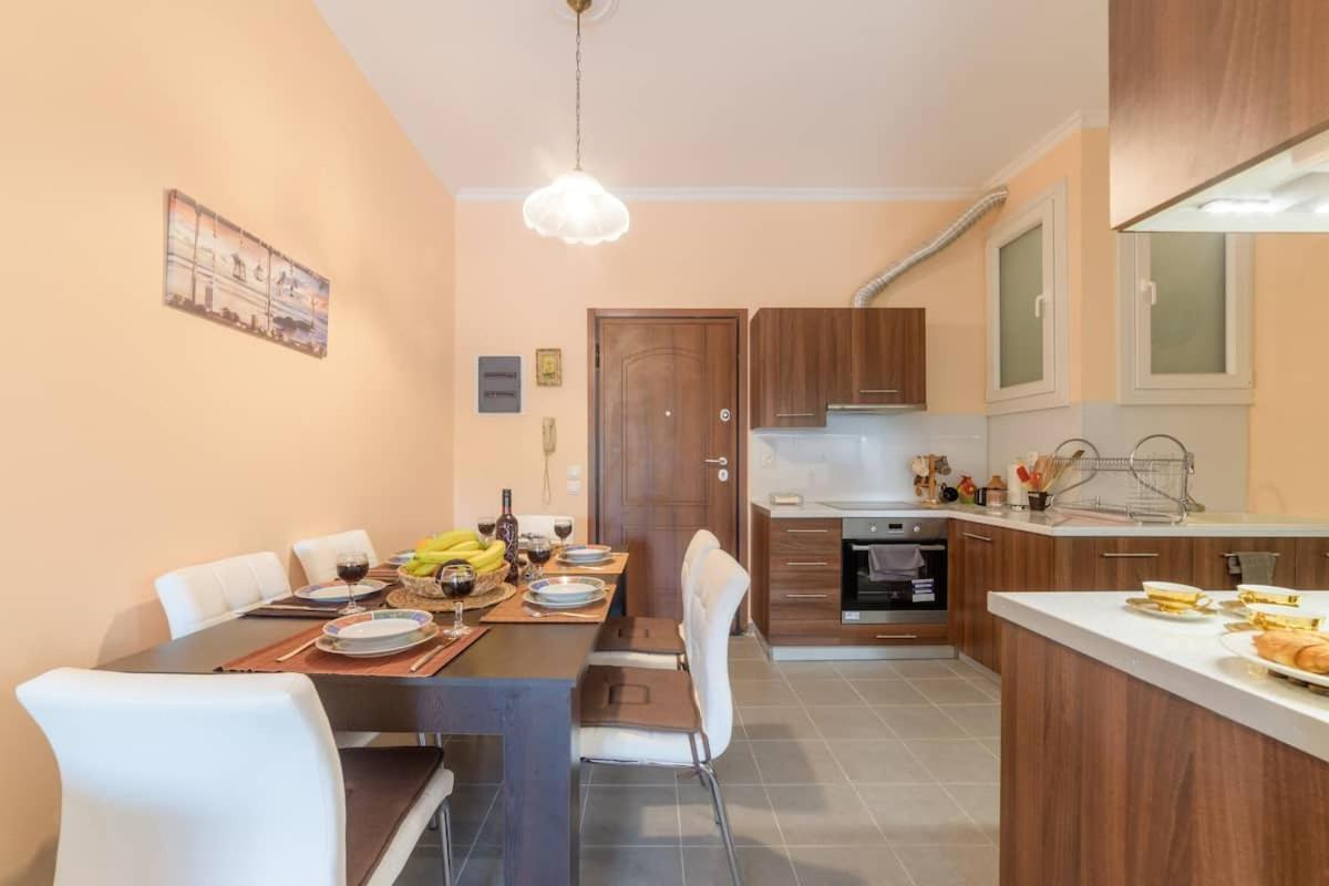 Bright Newly Renovated Apt Near Beach & Center+Ac Anemomylos Экстерьер фото