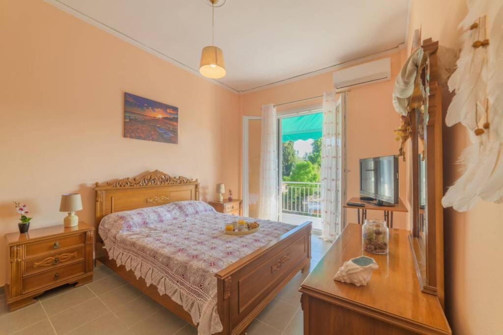 Bright Newly Renovated Apt Near Beach & Center+Ac Anemomylos Экстерьер фото