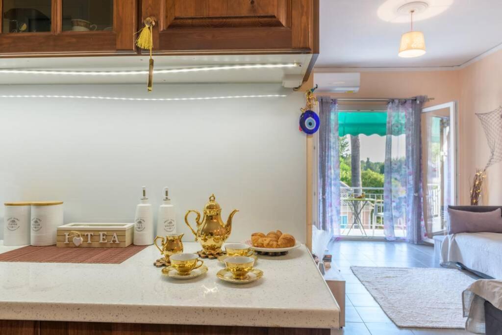Bright Newly Renovated Apt Near Beach & Center+Ac Anemomylos Экстерьер фото