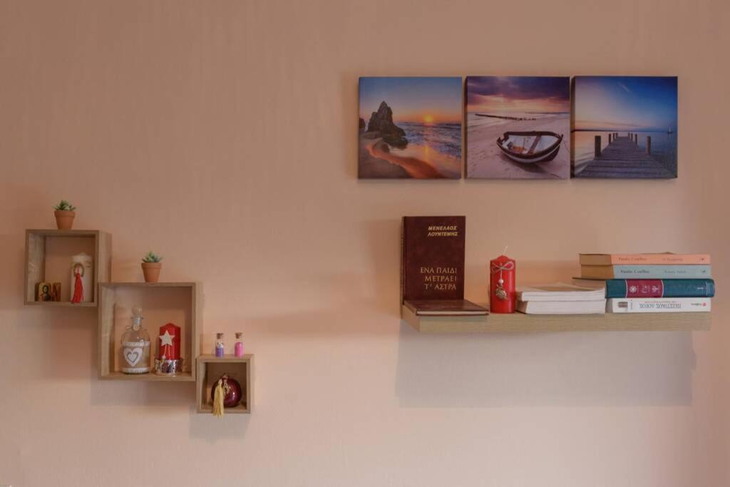 Bright Newly Renovated Apt Near Beach & Center+Ac Anemomylos Экстерьер фото