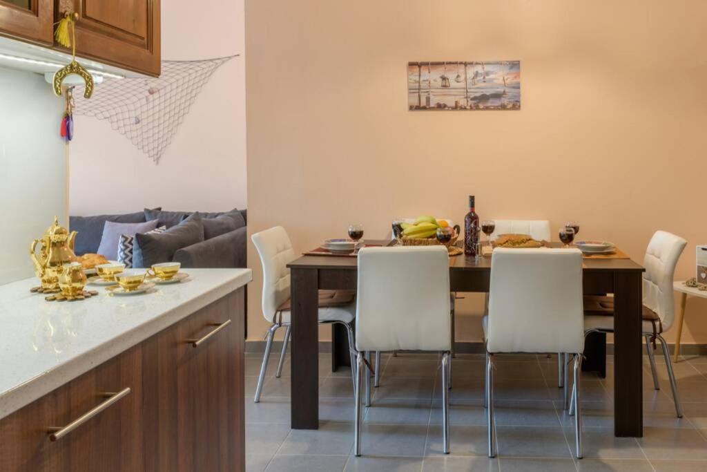 Bright Newly Renovated Apt Near Beach & Center+Ac Anemomylos Экстерьер фото